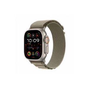 Apple Watch Ultra 2 Gps + Cellular, 49mm Titanium Case With Olive Alpine Loop - Small - Mrex3ty/a