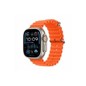 Apple Watch Ultra 2 Gps + Cellular, 49mm Titanium Case With Orange Ocean Band - Mreh3ty/a
