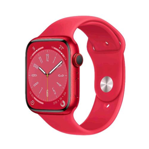 SMARTWATCH APPLE WATCH SERIES 8 GPS + CELLULAR 45 MM CASSA IN ALLUMINIO COLOR RED CON CINTURINO SPORT BAND REGULAR RED