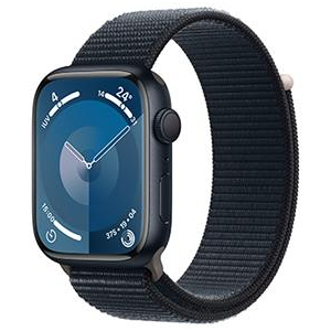 Apple Watch Series 9 GPS + Cellular 45mm alluminio mezzanotte con cinturino Sport Loop mezzanotte Usato Grado A