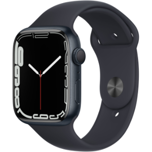 Apple Watch Series 7 GPS 45mm alluminio mezzanotte con cinturino Sport mezzanotte Usato Grado B