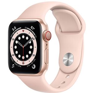 Apple Watch Series 6 GPS + Cellular 40mm alluminio oro con cinturino Sport rosa sabbia Usato Grado B