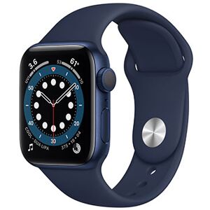 Apple Watch Series 6 GPS 40mm alluminio azzurro con cinturino Sport deep navy Usato Grado A