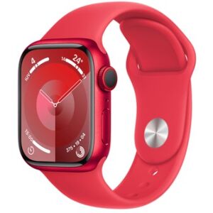 Apple Watch Series 9 GPS + Cellular Cassa 41m in Alluminio (PRODUCT)RED con Cinturino Sport Band (PRODUCT)RED - M/L (MRY83QL/A)