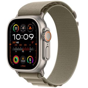 Apple Watch Ultra 2 GPS + Cellular, Cassa 49m in Titanio con Olive Alp