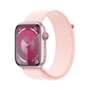 Apple Watch Series 9 GPS + Cellular Cassa 45mm in Alluminio Rosa con C