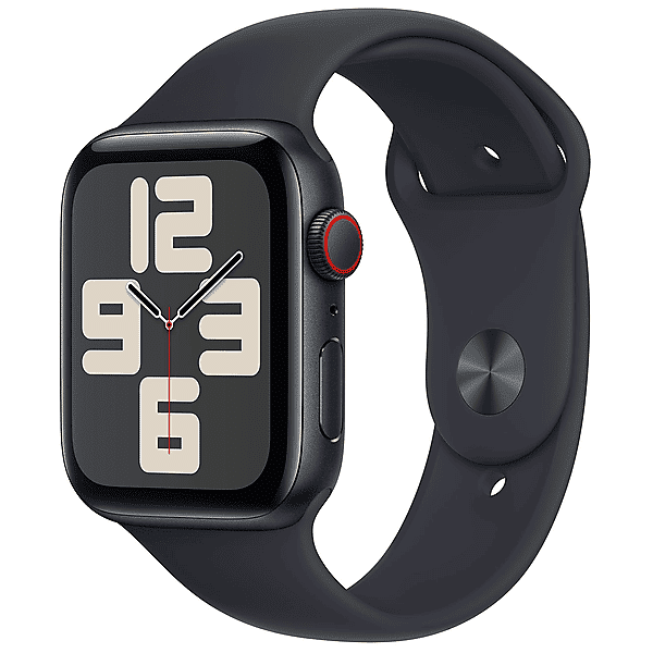 apple watch se gps + cellular, cassa 44 mm in alluminio mezzanotte con cinturino sport - m/l 2023