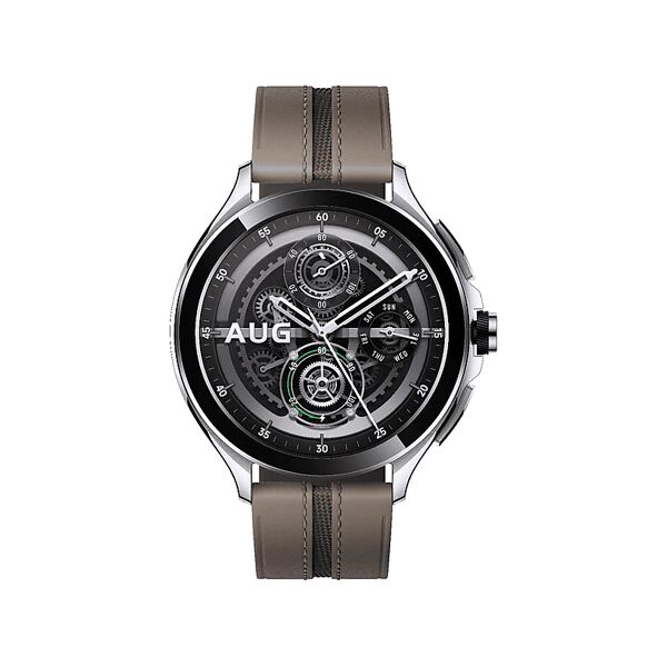 xiaomi smartwatch  watch 2 pro-bluetooth, silver with brown strap