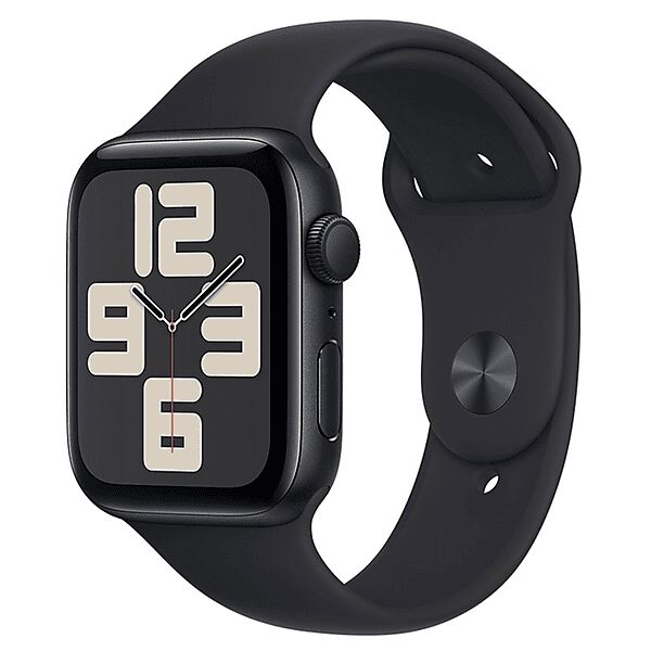 apple watch se gps, cassa 44 mm in alluminio mezzanotte con cinturino sport - m/l 2023