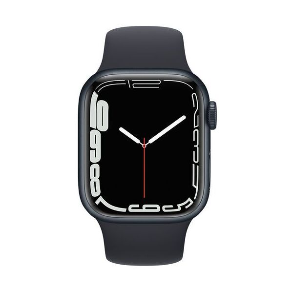 apple watch series 7 alluminio 41 mm (2021)   gps   mezzanotte   cinturino sport mezzanotte