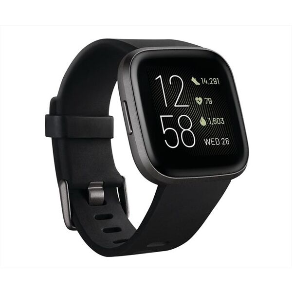 fitbit versa 2-nero/alluminio carbone