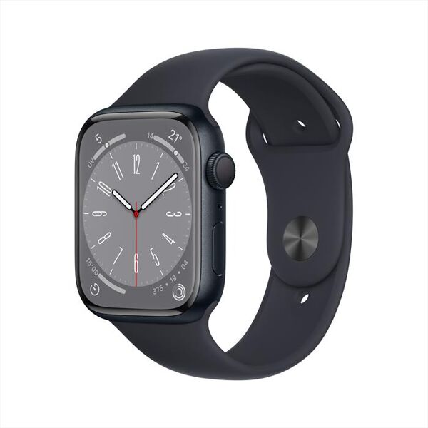 apple watch series 8 gps 41mm alluminio-mezzanotte