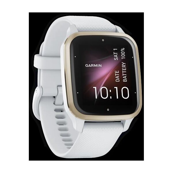 garmin smart watch venu sq 2-white/cream gold