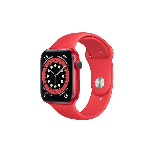 apple watch series 6 gps 44mm alluminio (product)red con cinturino sport (product)red usato grado a