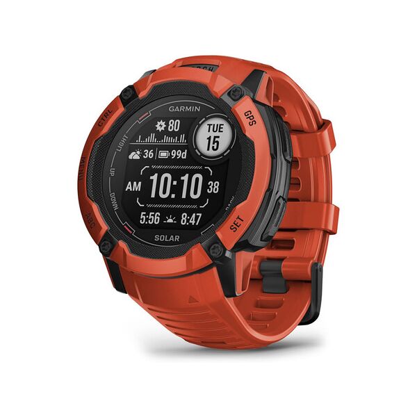 garmin instinct 2x solar 2,79 cm (1.1'') mip 50 mm rosso gps (satellita