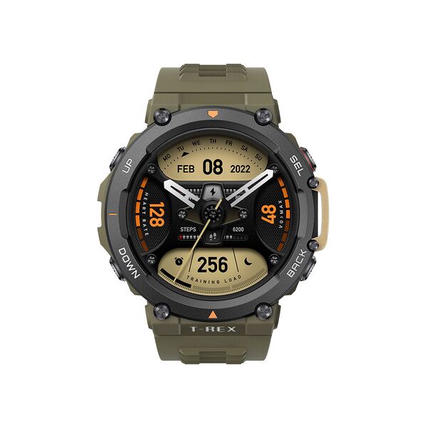 amazfit t-rex 2 3,53 cm (1.39'') amoled 47 mm nero, verde gps (satellit