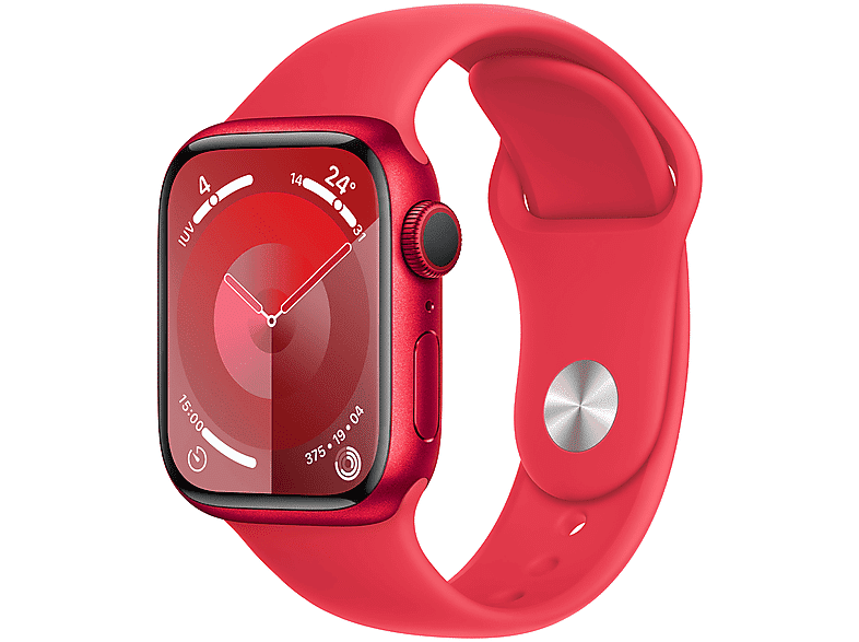 Apple Watch Series 9 GPS Cassa 41 mm in alluminio (PRODUCT)RED con Cinturino Sport - S/M