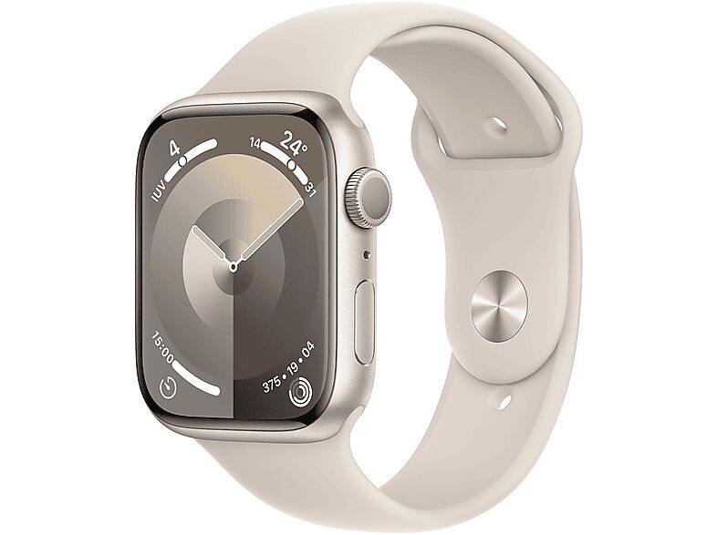 Apple Watch Series 9 GPS Cassa 45 mm in alluminio galassia con Cinturino Sport - M/L