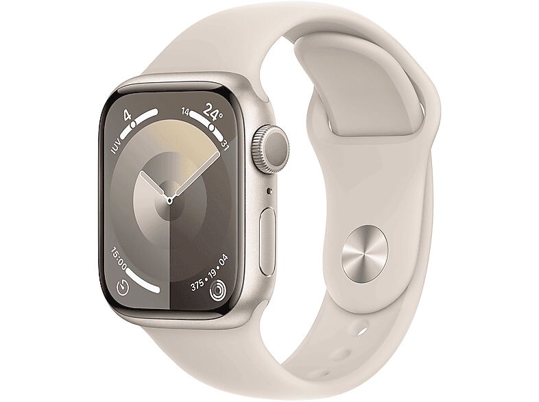 Apple Watch Series 9 GPS, Cassa 41 mm in alluminio galassia con Cinturino Sport - M/L