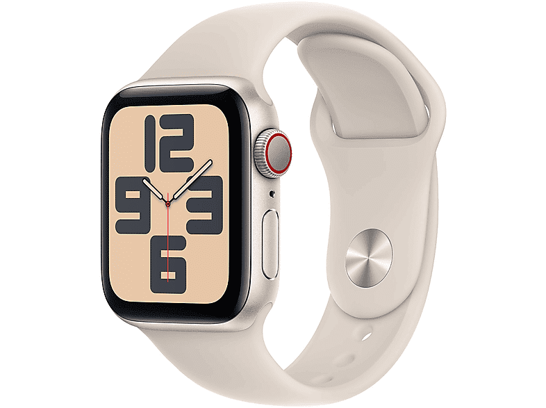 Apple Watch SE GPS + Cellular, Cassa 40 mm in alluminio galassia con Cinturino Sport - S/M 2023