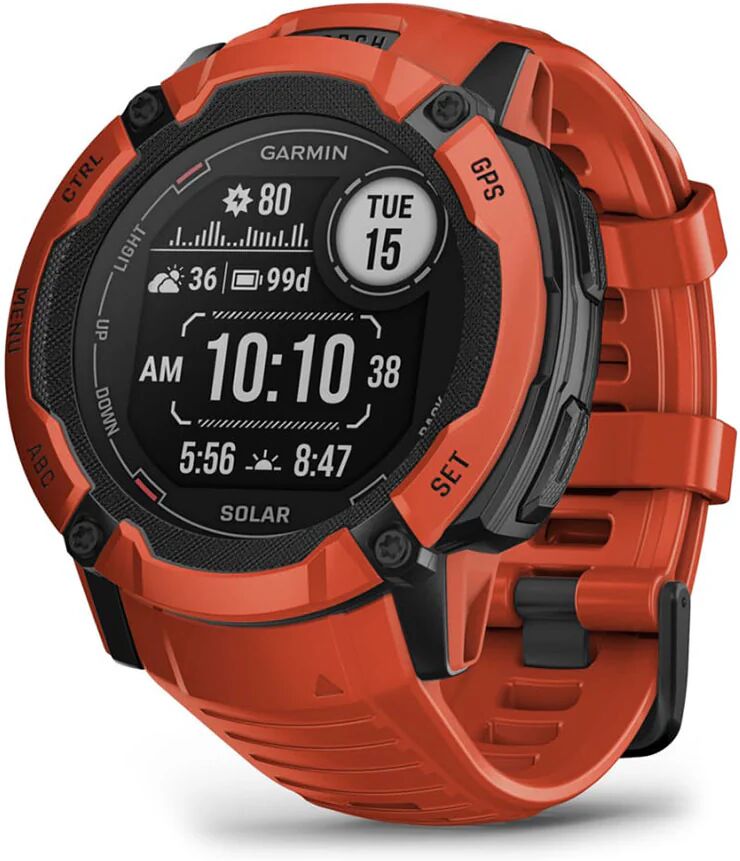 Garmin Instinct 2X Solar 2,79 cm (1.1) MIP 50 mm Rosso GPS (satellitare)