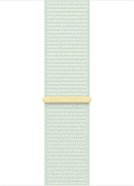 Apple MW4Q3ZM/A accessorio indossabile intelligente Band Colore menta Nylon, Poliestere riciclato, Spandex