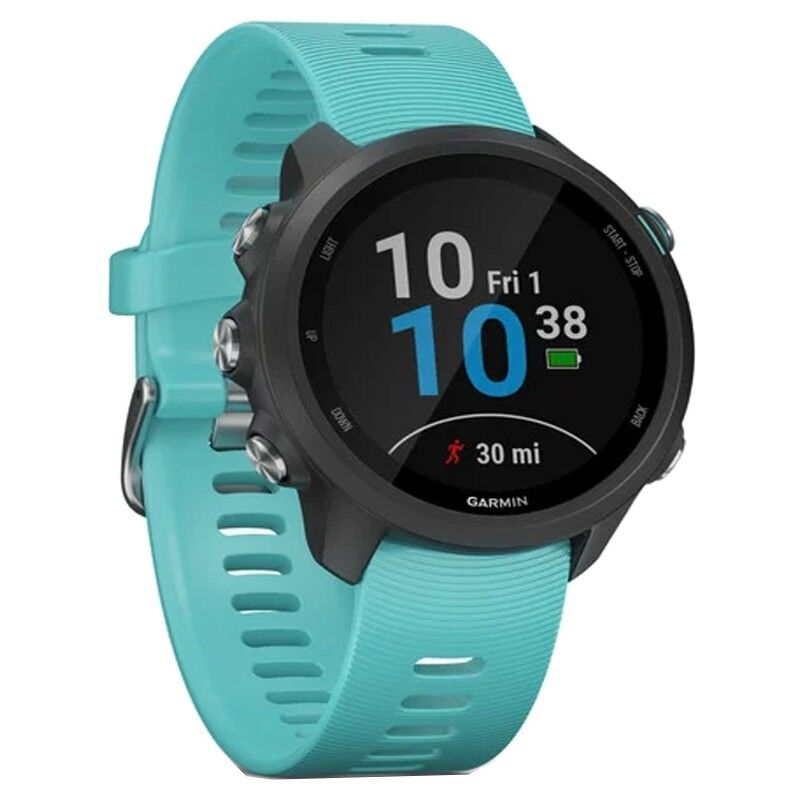 Garmin Forerunner 245 Music Orologio Smart GPS Unisex Black/Aqua