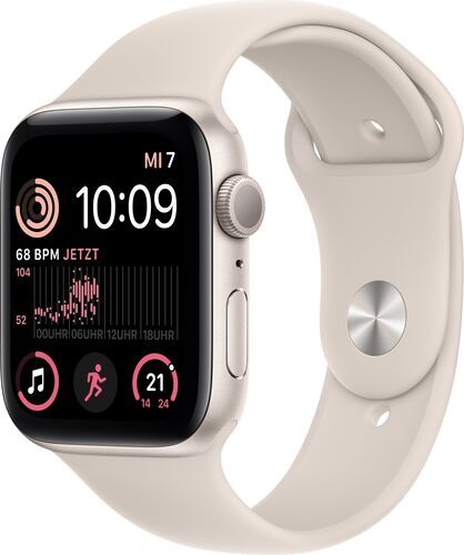 Apple Watch SE 44 mm (2022)   GPS   Galassia   Cinturino Sport Galassia M/L