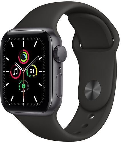 Apple Watch SE Alluminio 40 mm (2020)   WiFi + Cellular   grigio siderale   Sportarmband schwarz S/M