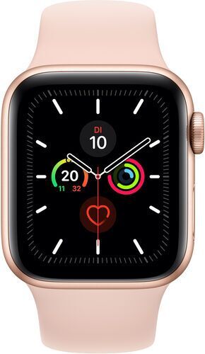 Apple Watch Series 5 (2019)   40 mm   Alluminio   GPS   oro   Cinturino Sport rosa