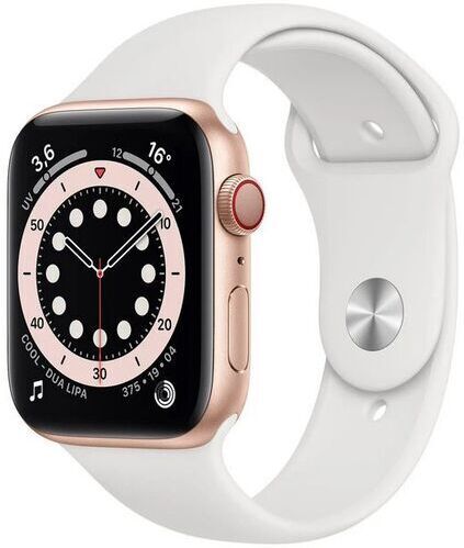 Apple Watch Series 5 (2019)   44 mm   Alluminio   GPS   oro   Cinturino Sport bianco