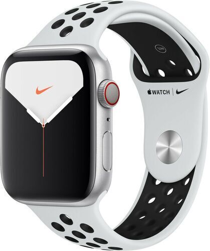 Apple Watch Series 5 Nike (2019)   44 mm   GPS + Cellular   argento   Pure Platinum