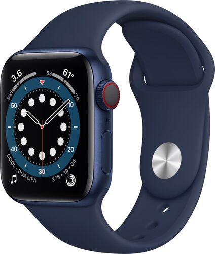 Apple Watch Series 6 Alluminio 40 mm (2020)   GPS + Cellular   blu   Cinturino Sport Deep Navy