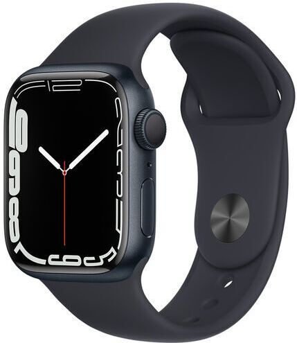 Apple Watch Series 7 Alluminio 41 mm (2021)   GPS + Cellular   Mezzanotte   Cinturino Sport Mezzanotte