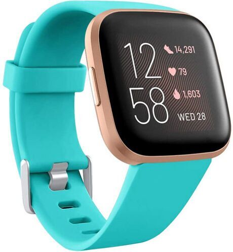 Fitbit Versa (2018)   rosé dorato   verde