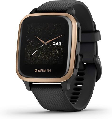 Garmin Venu SQ Music (2020)   nero   rosé dorato   40 mm