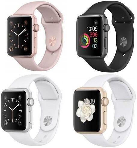 Apple Watch Series 2 Alluminio 42 mm (2016)   Cassa grigio   Cinturino Sport grigio