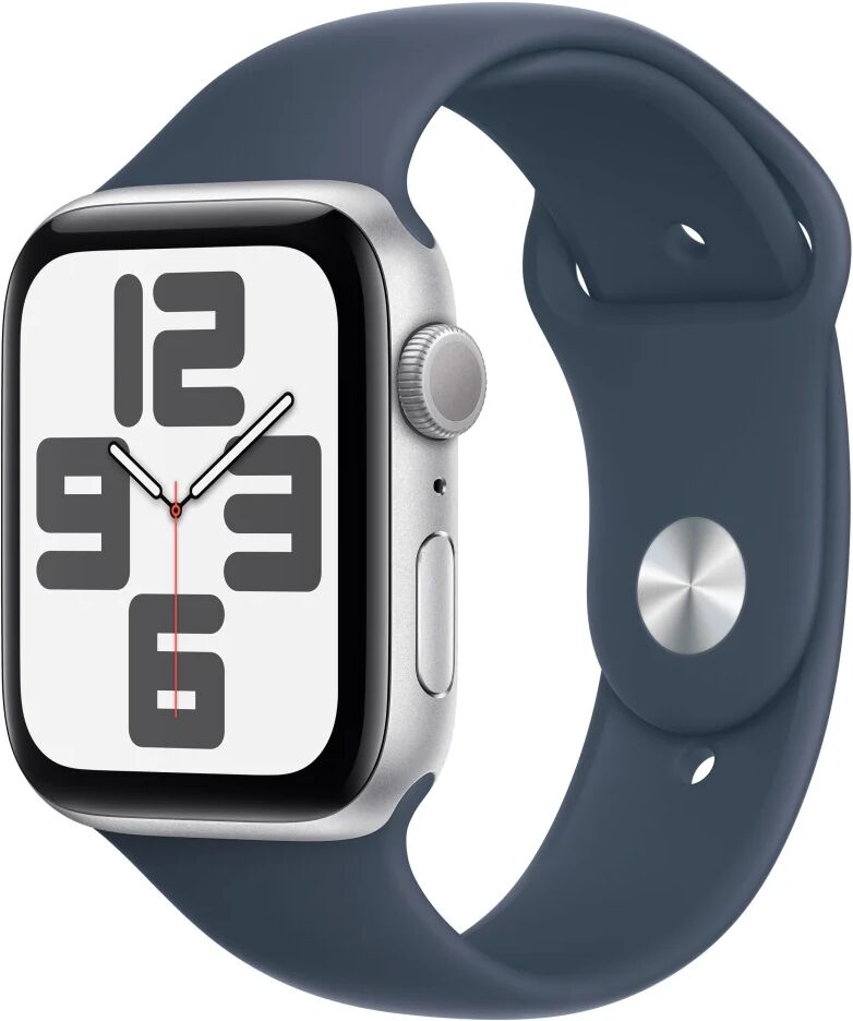 Apple SPEDIZIONE IMMEDIATA - Smartwatch  Watch SE OLED 44 mm Digitale 368 x 448 Pixel Touch screen Argento Wi-Fi GPS (satellitare) [MREC3QA/A]