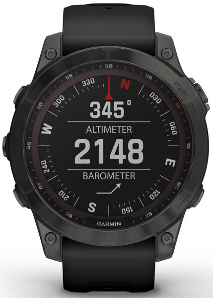 Garmin Fenix 7 Solar Sapphire - orologio multifunzione Dark Grey/Black