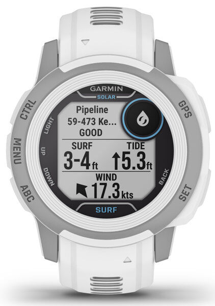 Garmin Instinct 2S Solar Surf Edition - orologio multifunzione Grey/White