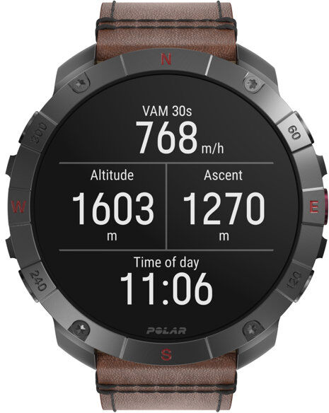 Polar Grit X2 Pro Titan - orologio multifunzione Grey