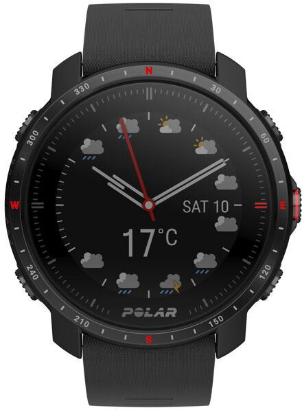 Polar Grit X Pro Zaffiro - orologio multifunzione Black M/L (145-215 mm)