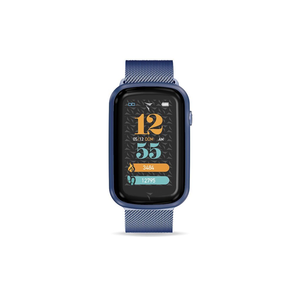 Techmade Srl Techmade Smartwatch Steps Maglia Total Blu