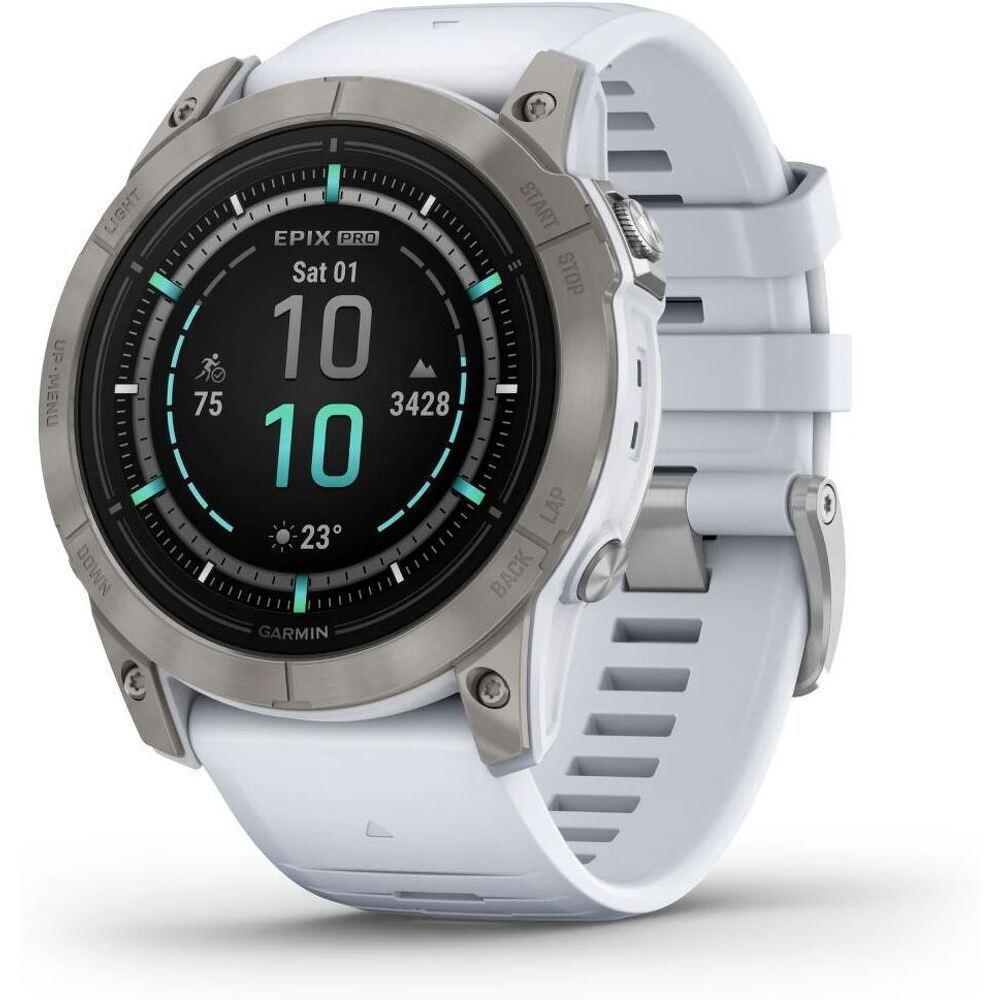 Garmin epix™ PRO Sapphire (Gen 2) - Tutte Le Età - 51mm - Bianco