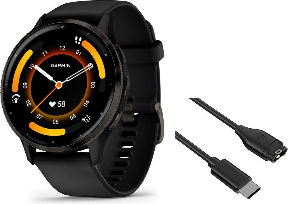 Garmin Venu 3 Gps, Wi Fi, Black + Slate - Adulto - Tu - Nero