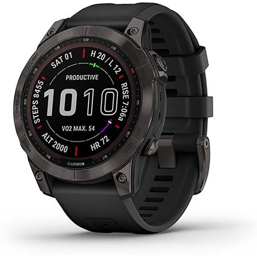 Garmin Fenix 7 Sapphire Solar - Smartwatch - Adulto - 47mm - Nero