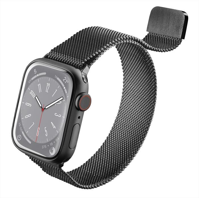 Cellular Line Cinturino Acciaio Steelappwatch3840k Apple Watch-nero