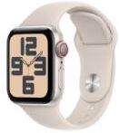 Apple Watch Se Gps + Cellular 40mm Starlight Aluminium Case With Starlight Sport Band - M/l - Mrg13ql/a