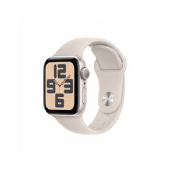 Apple Watch Se Gps 40mm Starlight Aluminium Case With Starlight Sport Band - M/l - Mr9v3ql/a