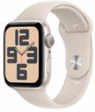 Apple Watch Se Gps 44mm Starlight Aluminium Case With Starlight Sport Band - S/m - Mre43ql/a